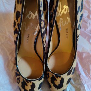 Nine West Love Fury Platform Pointed Toe Leopard